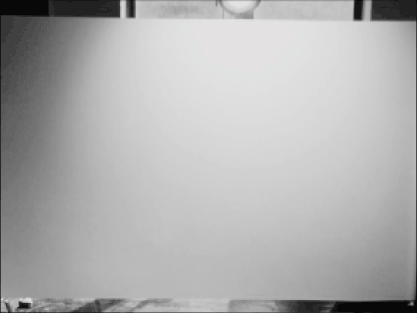 girl in silhouette enters the frame